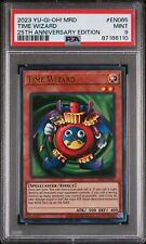 2023 Yu-Gi-Oh MRD 25th Anniversary Edition #EN065 Time Wizard PSA 9 MINT picture