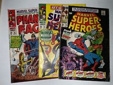 Marvel Super-Heroes #14 #15 #16 Comic Book Silver Age Lot of 3-Low Grade Keys picture