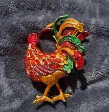 antique imperial faberge Rooster Trinket Box picture