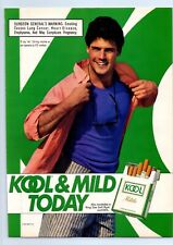 KOOL Cigarettes KOOL & MILD TODAY Young Hunky Man 1987 Print Ad 8