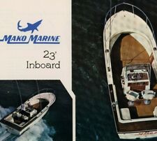 1974 Mako Marine 23' Inboard Boating Fishing Print Ad Sportfishing Chrysler picture