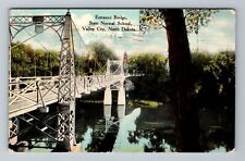 Valley City ND-North Dakota, Entrance Bridge, School, c1910 Vintage Postcard picture