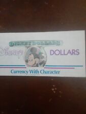 1990 SERIES  Walt Disney World  $1 ONE DOLLAR MICKEY MOUSE CASTLE. D Series picture