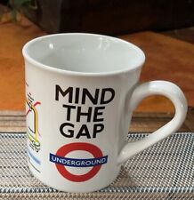 Vintage London Tube MIND THE GAP - Coffee Mug Cup Underground Subway Map picture