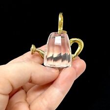 Vintage Crystal Miniture Watering Can Figurine No Box picture
