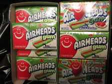 Airheads Watermelon Gum, 22 Sealed Collector Packs, Discontinued See description picture