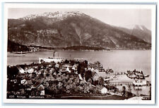c1920's Mountain Steamboat River Balholmen Ålesund Norway RPPC Photo Postcard picture