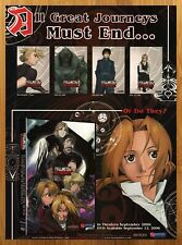 2006 Fullmetal Alchemist Conqueror of Shamballa Print Ad/Poster Anime DVD Art picture