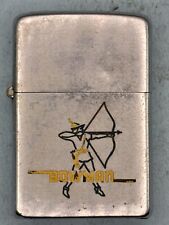 Vintage 1950-1957 Bowman Archery Advertising Chrome Zippo Lighter picture