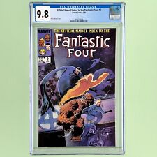 Official Marvel Index Fantastic Four #2 (CGC 9.8) 1986, the Only 9.8 on Census picture