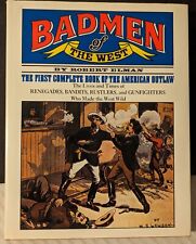 **VINTAGE 1974 BADMEN OF THE WEST AMERICAN OUTLAW HC/DJ BOOK** picture