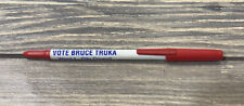 Vintage Vote Bruce Truka Ward 1 City Council B-tru-to Bucyrus Pen picture