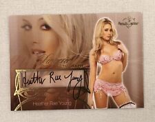 2013 Benchwarmer Hobby Heather Rae Young Autograph Lingerie Card 11 Bench Warmer picture