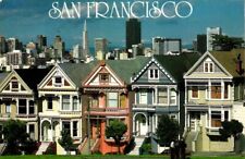 Victorian Homes San Francisco California Postcard picture