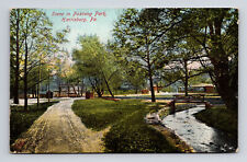 DB Postcard Harrisburg PA Pennsylvania Paxtang Park Creek picture