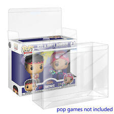 25x Clear Box Protector Case For Funko Pop 2-Pack Figures Collectibles Display picture