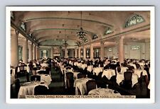 Atlantic City NJ-New Jersey, Hotel Dennis Dining Room, Vintage Souvenir Postcard picture