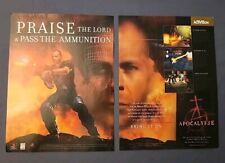 Vintage APOCALYPSE Bruce Willis Playstation Magazine Print Ad - Ready To Frame picture