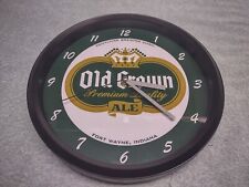 Old Crown Ale Wall Clock - Green and gold picture