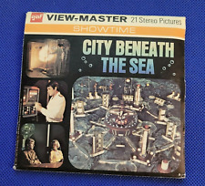 COLOR B496 City Beneath the Sea Movie Irwin Allen Epic view-master Reels Packet picture