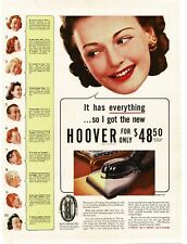 1941 Hoover Upright Vacuum Cleaner Model 305 Vintage Print Ad 2 picture