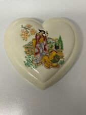 Vintage Ceramic Heart Candy or Jewelry Dish picture