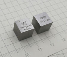 1pcs 99.95% High Purity Tungsten W 10mm Cube Metal Carved Element Periodic Table picture
