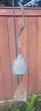 Vintage Paolo Soleri Cosanti Brutalist Bronze Wind Bell With Verdigris Patina  picture