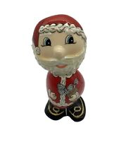 Traditions-N-Stone Santa Porcelana Signed 92 Original 93 Christmas Collectible picture