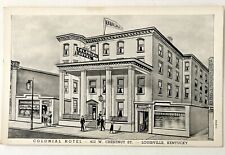 Vintage 1920s Postcard The Colonial Hotel Chestnut Street Louisville Kentucky picture