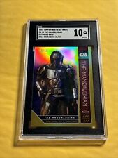 2023 Topps Finest Star Wars THE MANDALORIAN Extended Base #EB23 GOLD /50 SGC 10 picture