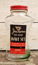 RARE Vintage 1950s Advertising Jean Lawrence Wave Set Labeled Hair Bottle Lander picture