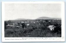 EAST UNION, Maine ME ~ BIRD'S EYE VIEW 1908 Knox County UDB Postcard picture