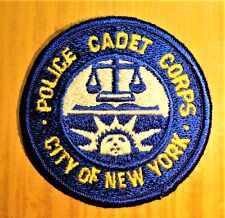 GEMSCO NOS NYPD Vintage Patch POLICE CADET CORPS NYC NY - Original 1981 MINT picture