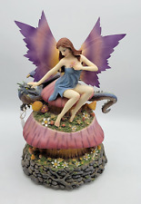 Mystical Creations Arianna of Farthorn Fiber Optic Fairy Dragon Statue Sculpture picture