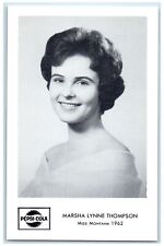 c1905s Marsha Lynne Thompson Miss Montana 1962 Pepsi-Cola Advertisement Postcard picture