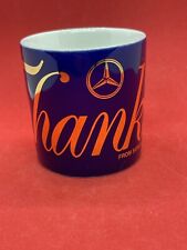 Mercedes Benz Dealership Thanks Mug Small Blue Gold Writing picture