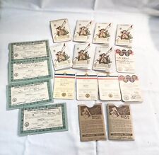 Vintage BOY SCOUT Lot - Assorted Merit, Registration Cards From 1 Scout- 1941-49 picture