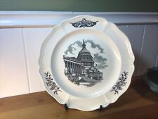 Wedgewood Federal City Capitol Collector Plate Chas Schwartz Washington DC 10.5” picture