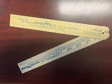 Antique Goodyear truck and bus balloon tire measuring ruler picture