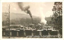 Postcard RPPC Photo California Basin Lumber Mills Plumas Feather River 23-576 picture