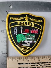 LE9b7 Police patch Louisiana Franklin picture