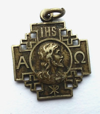 Vintage Religious Metals 2 Charms Pope Paulus VI picture