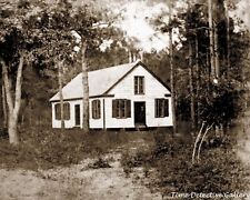 Negro Church, Rockville Plantation, South Carolina - 1860 - Historic Photo Print picture