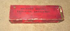Scarce Antique Packard Deluxe Radiator Hood Ornament Factory Box Car 1930s picture