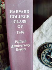HARVARD Class of 1946_50th Anniversary Report_HC_Very Good picture