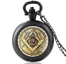 Masonic Freemason Antique Style Pocket Watch picture