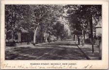 Vintage 1907 BEVERLY, New Jersey Postcard 