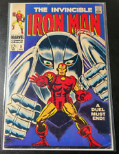 The Invincible Iron Man #8 A Duel Must End 1968 Vintage Marvel MCU George Tuska picture