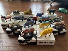 huge lot of 15 cowparade figurines picture